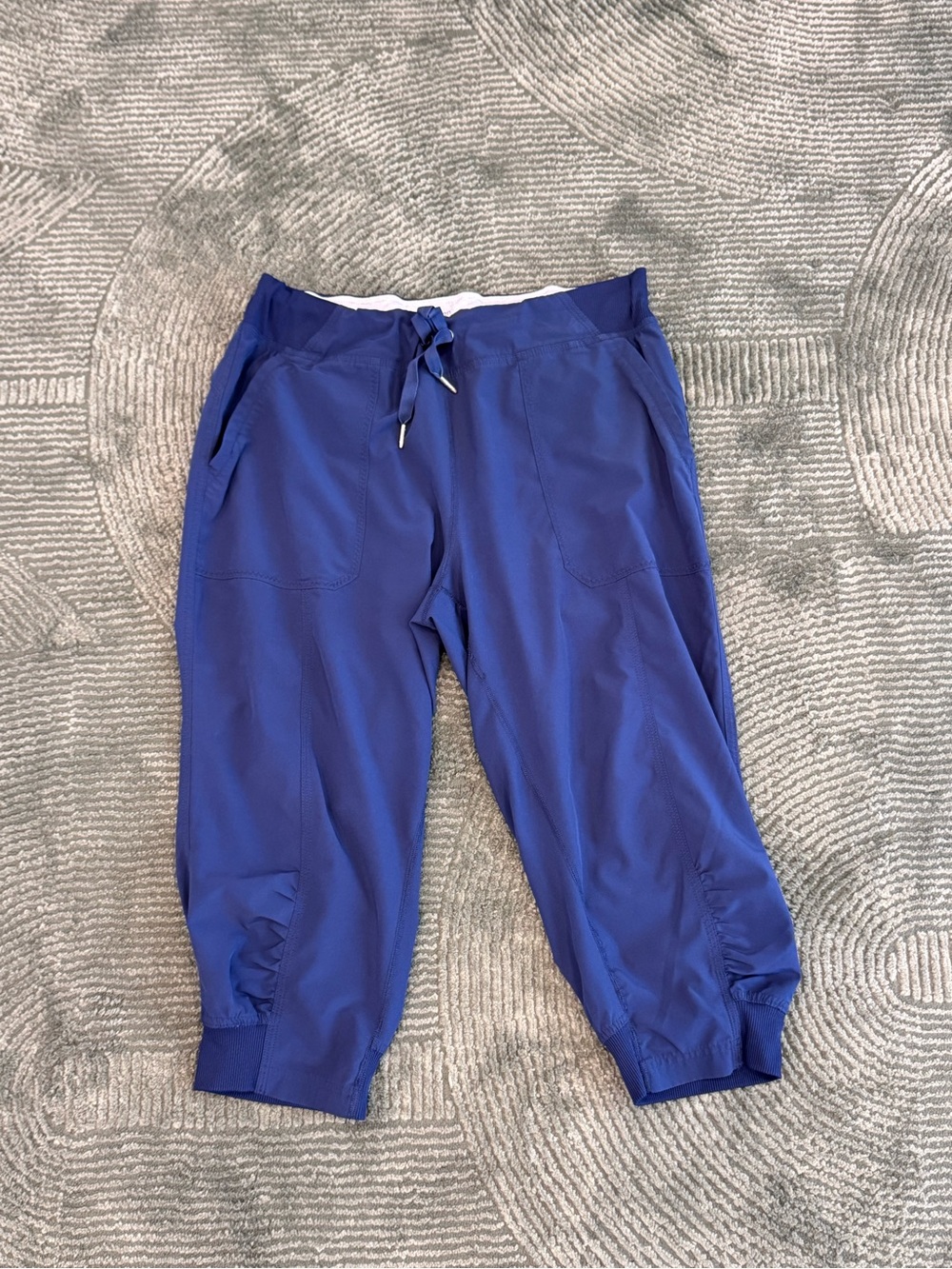 Calvin Klein Navy Blue Women's Capri Jogger Pants